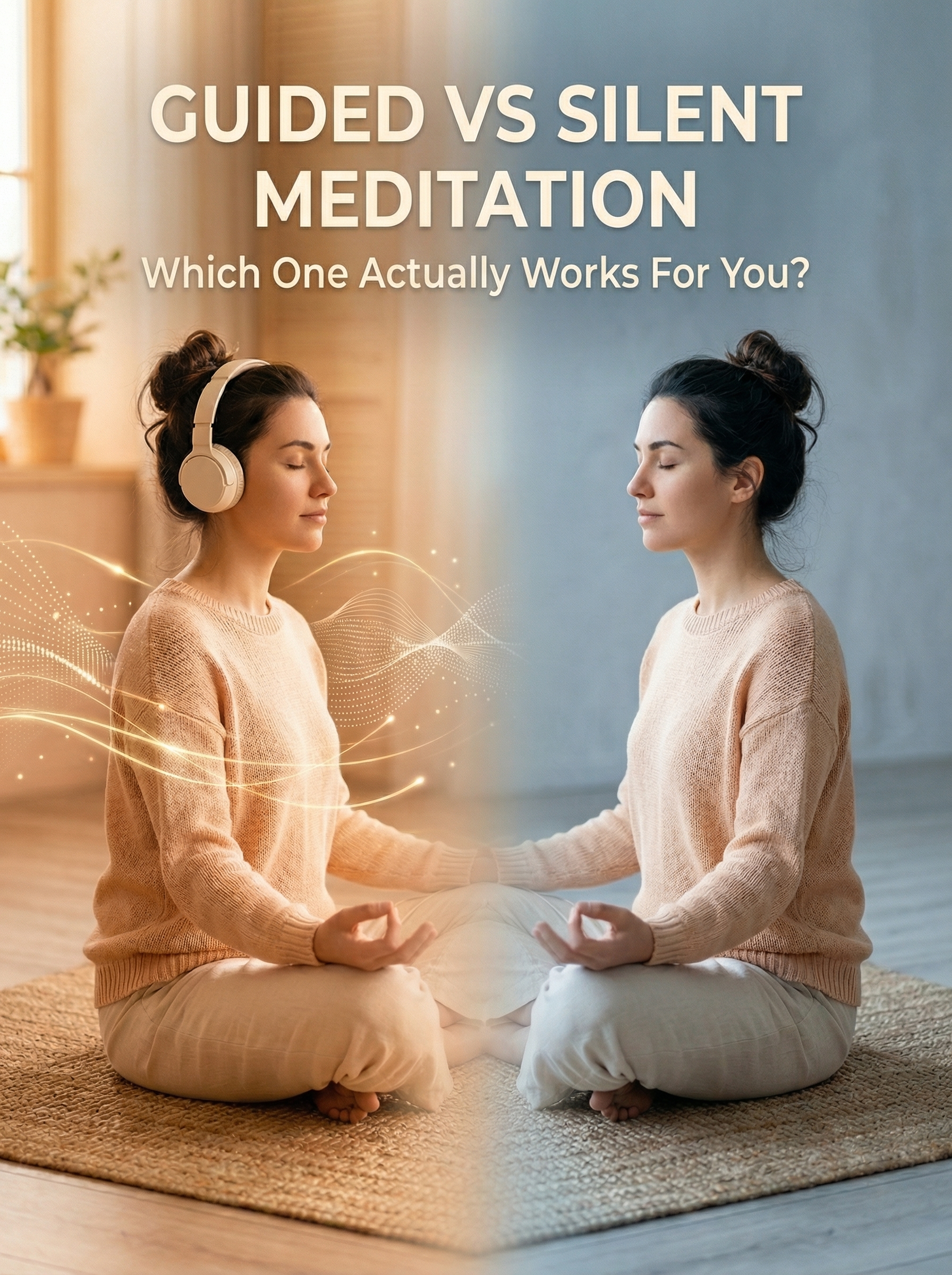 Guided Vs Silent Meditation: Which One Actually Works For You?